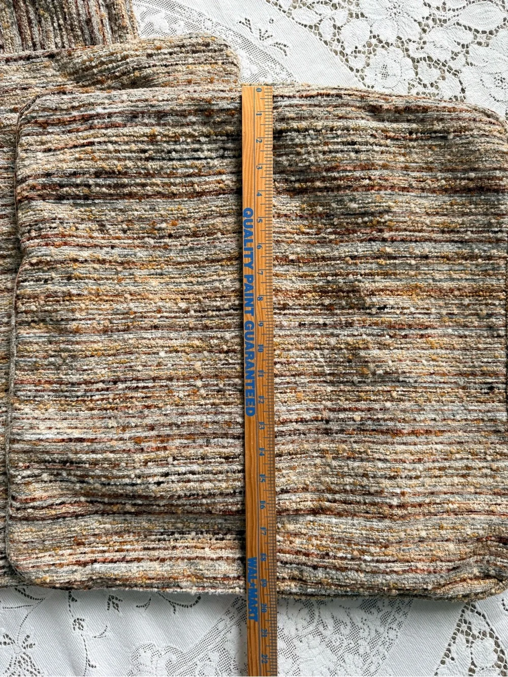 Neutral Tweed Pillow Cushion Covers Zip close -‎ Set of 4